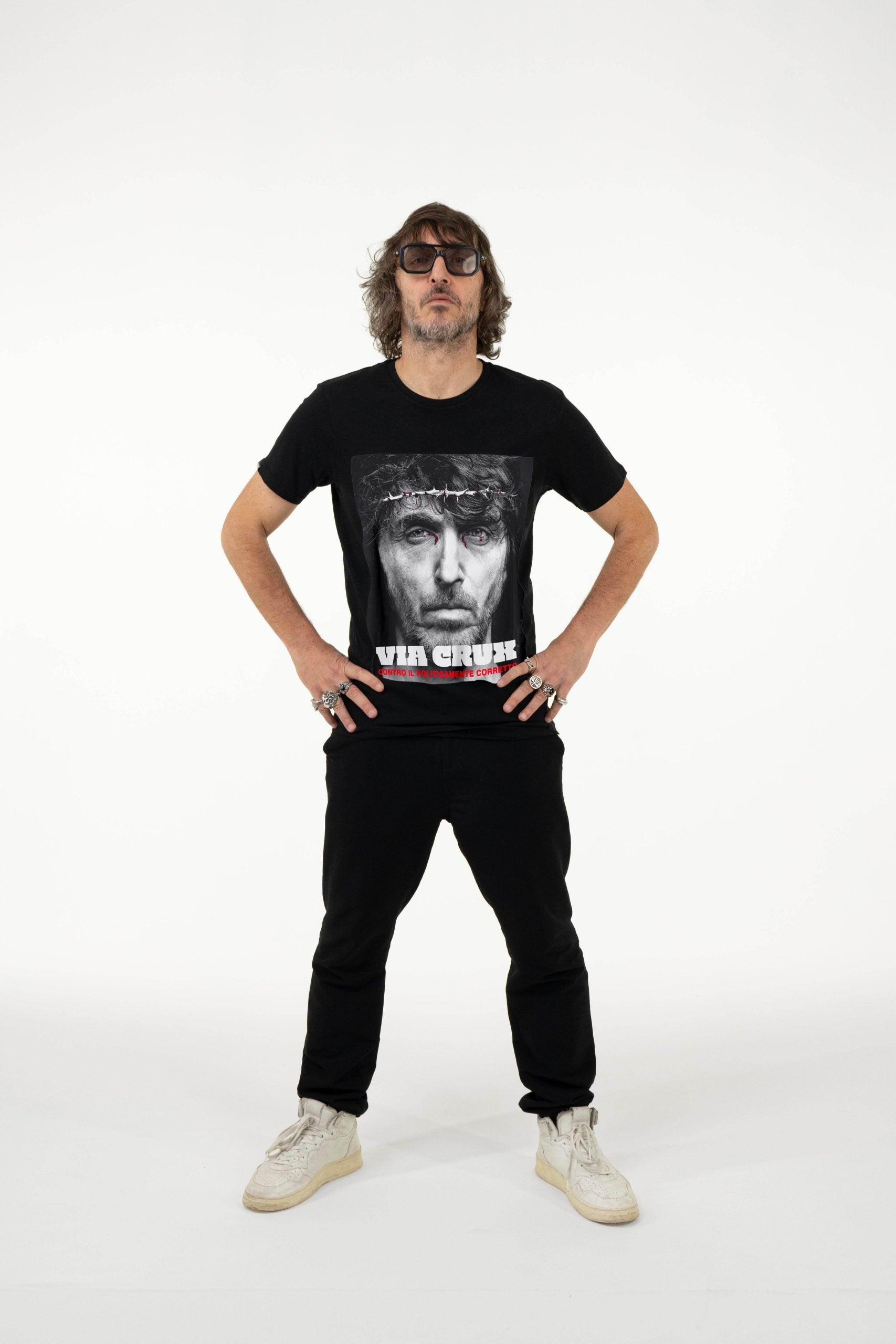 C008 VIA CRUX GIUSEPPE CRUCIANI T-SHIRT