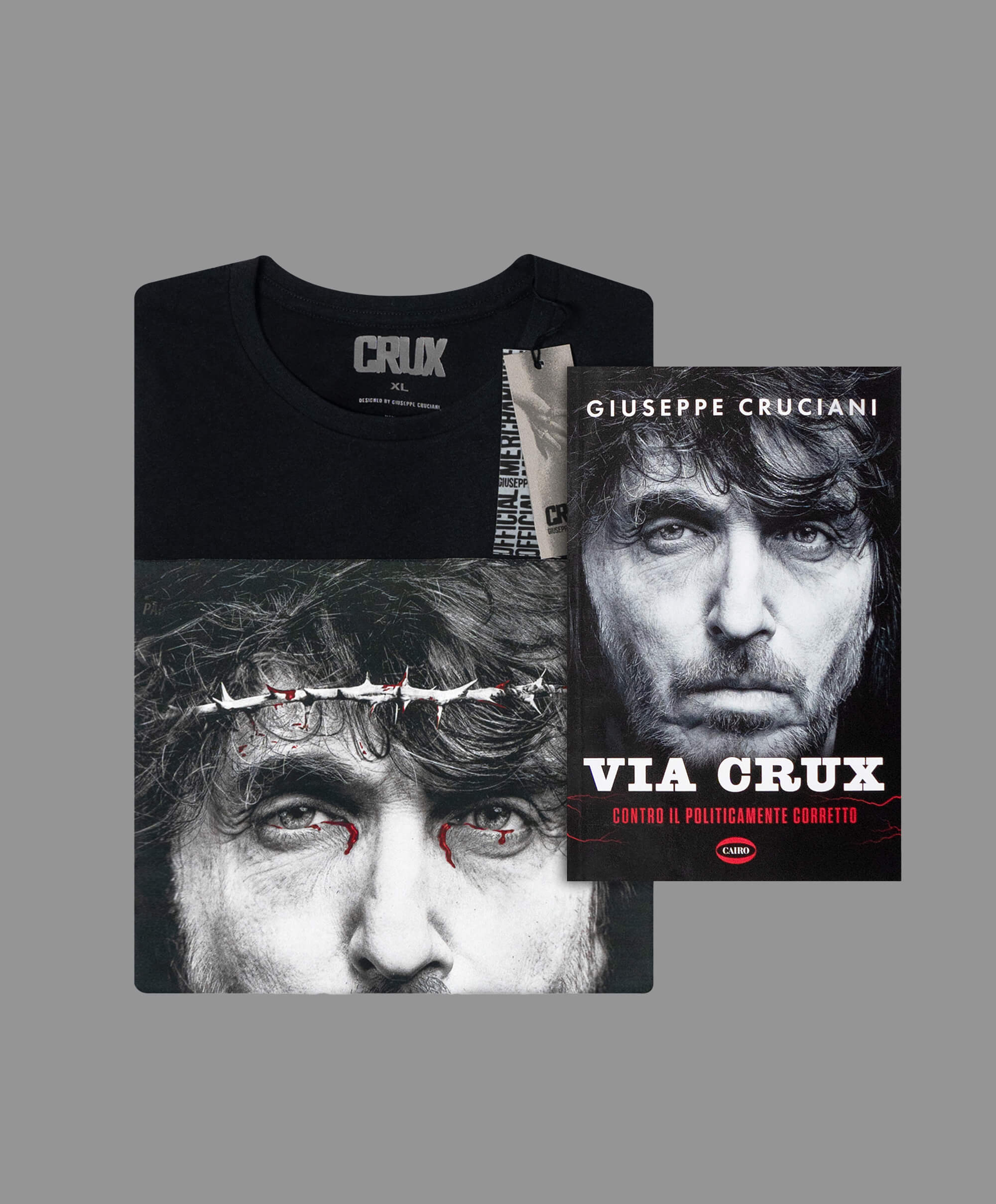 C800 BOX VIA CRUX - LIBRO E T-SHIRT