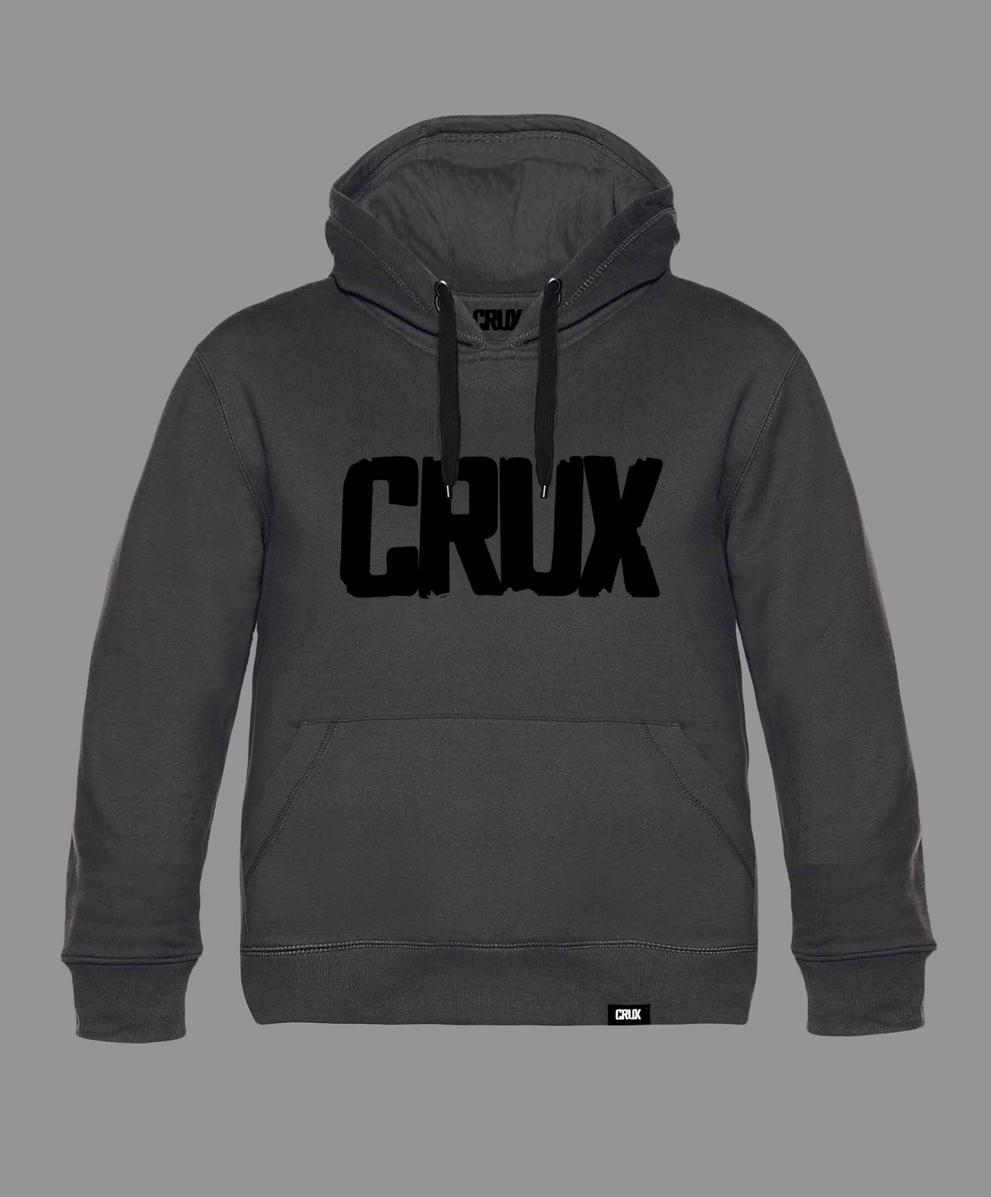 C001 CRUX FELPA CAPPUCCIO ANTRACITE