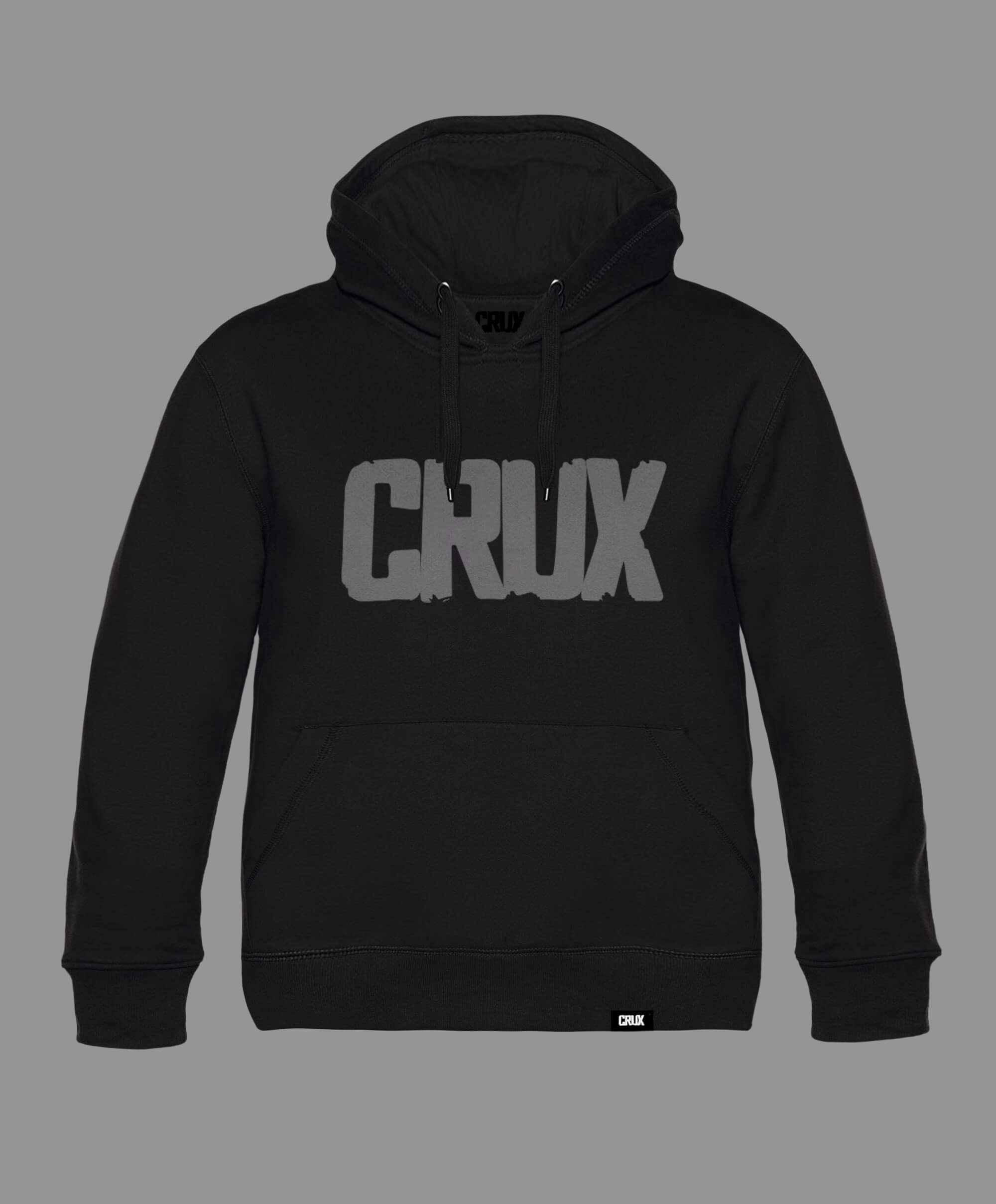 GIUSEPPE CRUCIANI UFFICIALE _CRUX C001 CRUX FELPA CAPPUCCIO NERA