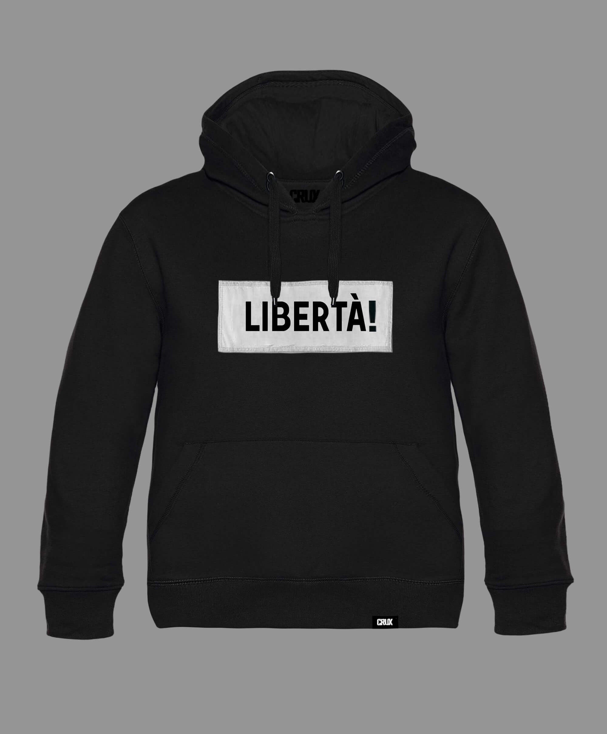 GIUSEPPE-CRUCIANI-UFFICIALE-_CRUX-C002-LIBERTA-FELPA-CAPPUCCIO-NERA