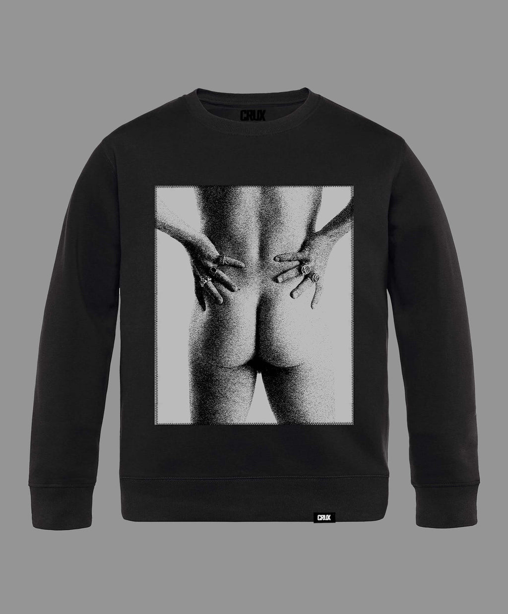 GIUSEPPE CRUCIANI UFFICIALE _CRUX C005 CULO FELPA NERA