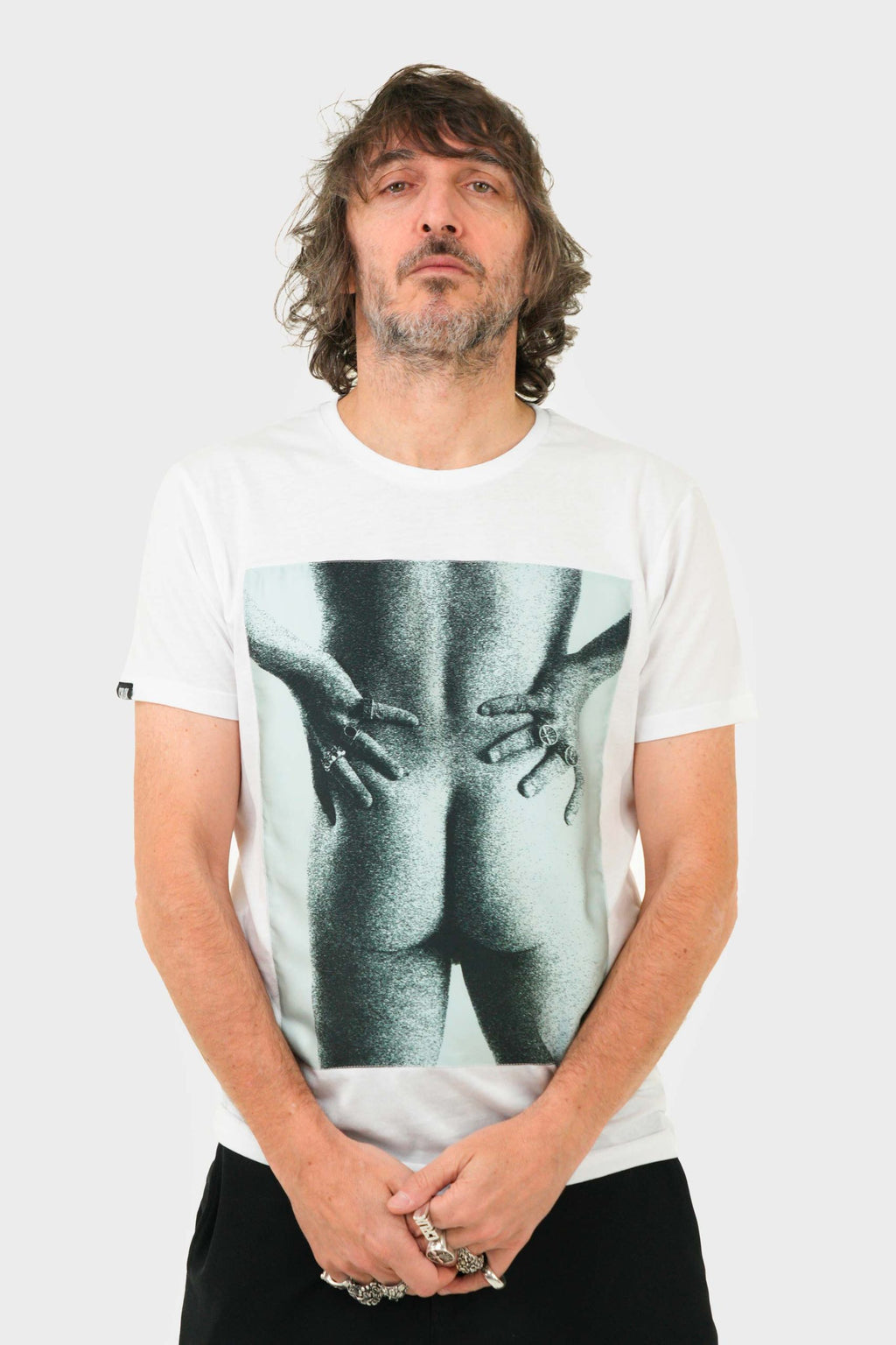 Giuseppe Cruciani Apache Factory C005 CULO T-SHIRT BIANCA 2