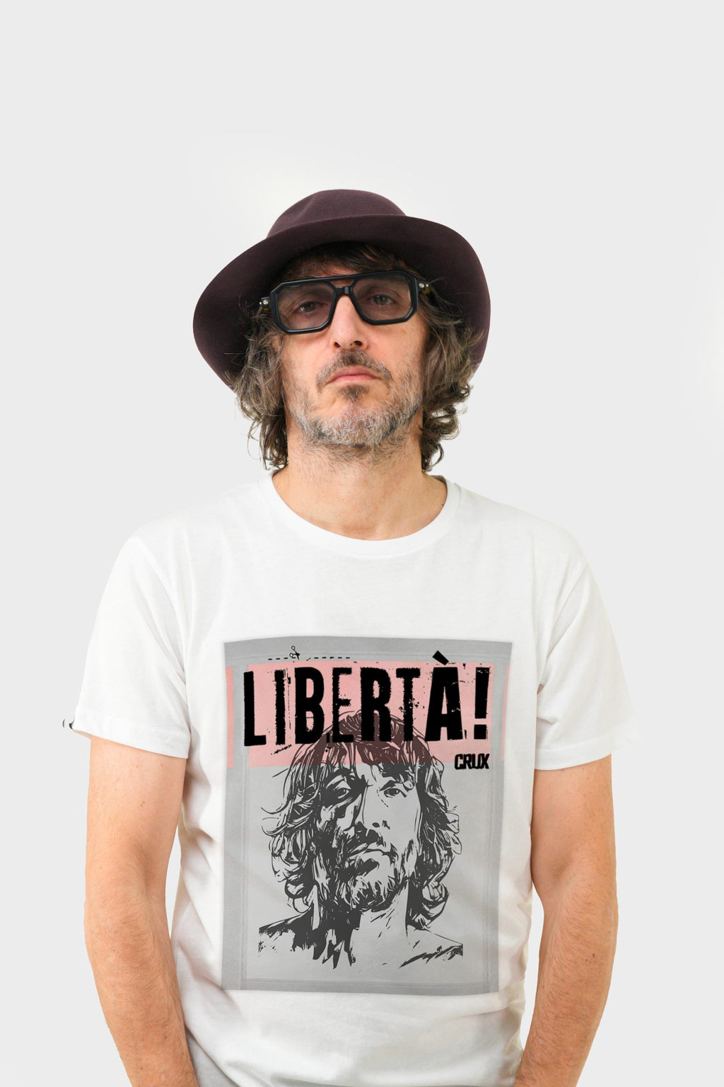 C013 MANIFESTO RD T-SHIRT BIANCA