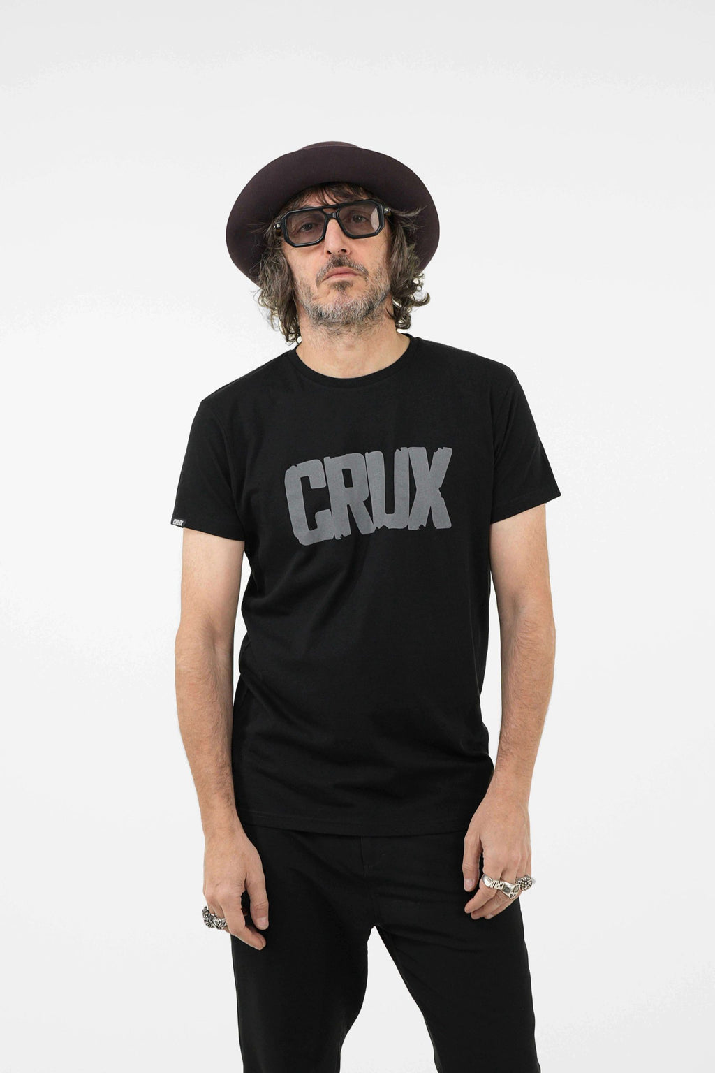 Giuseppe Cruciani t-shirt Apache Factory C002 LIBERTÀ T-SHIRT NERA_C001 CRUX T-SHIRT NERA_231119